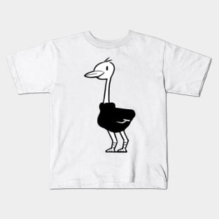 Iowa the Ostrich in 'Iowa' Kids T-Shirt